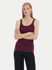 Vero Moda Top Maxi 10185110 Fioletowy Regular Fit. Fioletowe topy Vero Moda, m, bez wzorów, z bawełny, bez kołnierzyka, bez ramiączek. Za 59.99 zł.