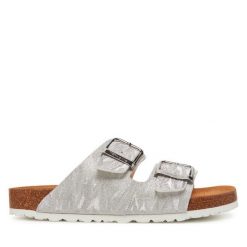Klapki Tamaris. Szare klapki Tamaris, bez wzorów, bez obcasa. Za 169.99 zł.