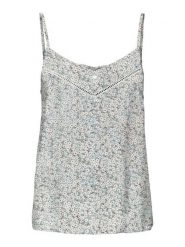 ONLY Top w kolorze turkusowym rozmiar: XL. Niebieskie topy Only, xl, bez wzorów, z wiskozy, bez kołnierzyka, bez ramiączek. Za 64.95 zł.