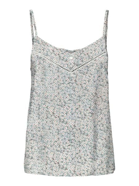 ONLY Top w kolorze turkusowym rozmiar: XL. Niebieskie topy Only, xl, bez wzorów, z wiskozy, bez kołnierzyka, bez ramiączek. Za 64.95 zł.