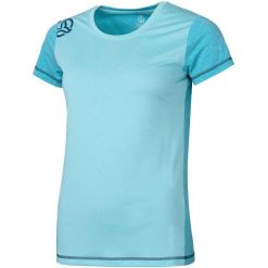 Koszulka damska Ternua Krina. Zielone bluzki TERNUA, bez wzorów, sportowe, bez kołnierzyka, bez ramiączek. Za 202.50 zł.