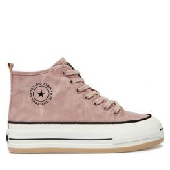 Trampki Big Star Shoes. Czerwone trampki BIG STAR SHOES, bez wzorów, bez zapięcia. Za 129.99 zł.