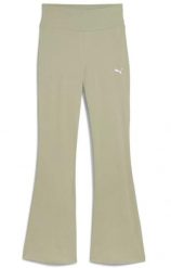 Damskie legginsy Puma Ess z wysokim stanem, rozkloszowane, zielone 2xl. Zielone legginsy Puma, l, bez wzorów, z bawełny, z podwyższonym stanem. Za 135.83 zł.