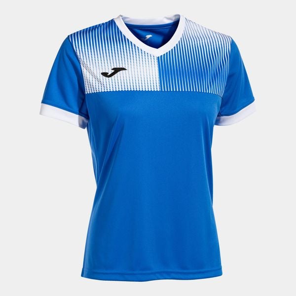 Ekologiczna Koszulka Damska Joma Eco Supernova XL Royal-Biała. Białe bluzki Joma, xl, bez wzorów, z poliesteru, sportowe, bez kołnierzyka, bez ramiączek. Za 176.99 zł.