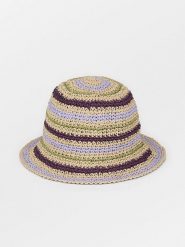 Becksöndergaard Kapelusz w kolorze beżowo-lawendowym rozmiar: XS/S. Brązowe kapelusze Becksöndergaard, bez wzorów, z materiału. Za 69.99 zł.