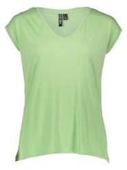 Pieces Koszulka w kolorze zielonym rozmiar: S. Zielone bluzki Pieces, s, bez wzorów, bez kołnierzyka, bez ramiączek. Za 52.55 zł.