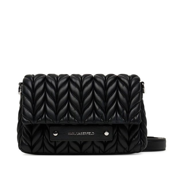 Torebka KARL LAGERFELD. Czarne listonoszki KARL LAGERFELD, bez wzorów, bez dodatków. Za 579.99 zł.