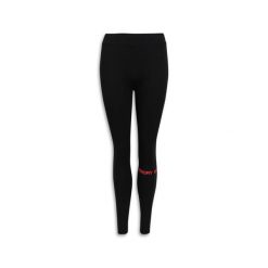 Damskie legginsy Superdry Sportswear. Czarne legginsy sportowe Superdry, l, bez wzorów, z bawełny, do biegania. Za 230.00 zł.