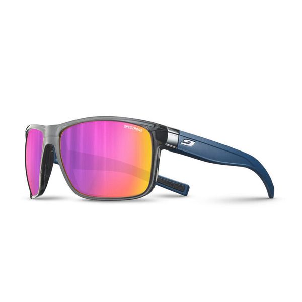 Okulary przeciwsłoneczne JULBO Renegade czarno niebieskie Spectron kat.3. Czarne okulary przeciwsłoneczne JULBO, bez wzorów, sportowe. Za 500.00 zł.
