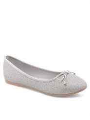 Jenny Fairy Baleriny ELENI TS5682-01 Srebrny. Szare baleriny Jenny Fairy, bez wzorów, z syntetyku, bez obcasa. Za 59.99 zł.