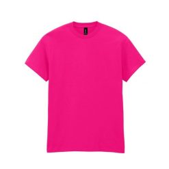 Ciężka Bawełniana Koszulka Unisex Dla Dorosłych. Czerwone bluzki GILDAN, xl, bez wzorów, z bawełny, sportowe, bez kołnierzyka, bez ramiączek. Za 37.99 zł.