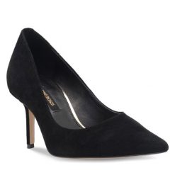Szpilki Gino Rossi. Czarne szpilki Gino Rossi, bez wzorów, bez obcasa, na szpilce, bez zapięcia. Za 299.99 zł.