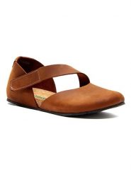 Comfortfusse Skórzane baleriny w kolorze brązowym rozmiar: 41. Brązowe baleriny Comfortfüße, bez wzorów, ze skóry, bez obcasa. Za 274.99 zł.