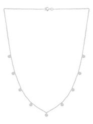 Diamonds lab grown Złoty naszyjnik z diamentami rozmiar: onesize. Szare naszyjniki Diamonds lab grown, z diamentem, złote. Za 2,914.99 zł.