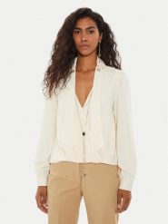Marciano Guess Bluzka Freda 4YGH34 9742Z Écru Regular Fit. Bluzki Marciano Guess, z aplikacjami, z syntetyku, bez kołnierzyka, bez ramiączek. Za 289.99 zł.