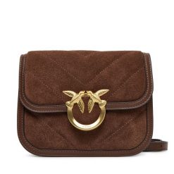 Torebka PINKO. Brązowe listonoszki Pinko, bez wzorów, bez dodatków. Za 1,559.00 zł.