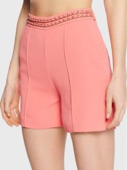 Marciano Guess Szorty materiałowe 3GGD09 9630Z Różowy Regular Fit. Czerwone szorty Marciano Guess, z aplikacjami, z materiału. Za 429.99 zł.