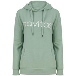 Bluza damska Navitas Hoody. Zielone bluzy NAVITAS, l, bez wzorów, z bawełny, bez kaptura. Za 179.99 zł.