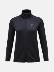 Bluza damska Peak Performance Rider Zip Jacket. Czarne bluzy sportowe Peak Performance, m, bez wzorów, z elastanu. Za 599.00 zł.
