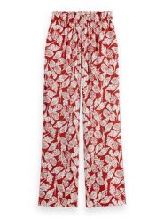 Scotch & Soda Spodnie w kolorze czerwonym rozmiar: M/L32. Czerwone spodnie materiałowe Scotch & Soda, na co dzień, l, bez wzorów, z lyocellu. Za 162.11 zł.