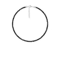 Bransoletka z kamieni spinel posrebrzana. Czarne bransoletki Lilou, z spinelem, posrebrzane. Za 109.00 zł.