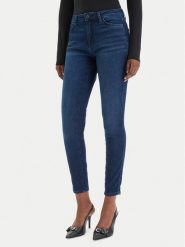Guess Jeansy W6RAB4 D5QQ0 Granatowy. Niebieskie jeansy Guess, z aplikacjami. Za 439.99 zł.