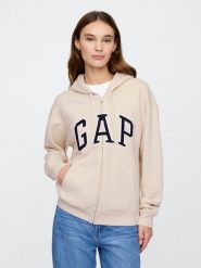 GAP Bluza w kolorze beżowym rozmiar: L. Brązowe bluzy GAP, l, bez wzorów, bez kaptura. Za 114.44 zł.