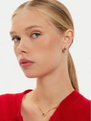 Guess Kolczyki JUBE04 645JW Złoty. Żółte kolczyki Guess, metalowe. Za 149.99 zł.
