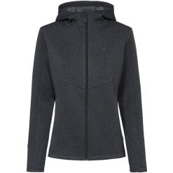 Damska bluza z kapturem Jack Wolfskin Skomer Hiking Hoody. Czarne bluzy Vaude, bez wzorów, z materiału, z kapturem. Za 469.00 zł.
