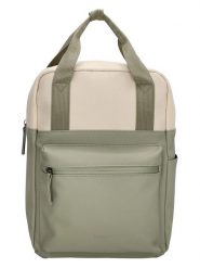 UNIQUE Rubbertouch Plecak w kolorze czarno-beżowym - 28 x 37 x 14 cm rozmiar: onesize. Brązowe plecaki UNIQUE Rubbertouch, bez wzorów, z materiału. Za 101.70 zł.