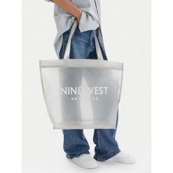 Torebka Nine West. Szare shopper Nine West, bez wzorów, bez dodatków. Za 79.99 zł.
