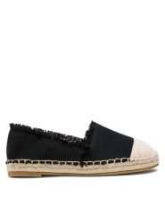 DeeZee Espadryle WSS990-196 Czarny. Czarne espadryle DeeZee, bez wzorów, z materiału, bez obcasa, bez zapięcia. Za 89.99 zł.