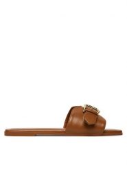 JENNY Klapki RS24SS03-160 Brązowy. Brązowe klapki Jenny, bez wzorów, z materiału, bez obcasa. Za 79.99 zł.