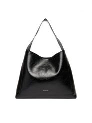 GINO ROSSI Torebka C-ZOI-RX8788 Czarny. Czarne shopper Gino Rossi, bez wzorów, z materiału, bez dodatków. Za 299.99 zł.