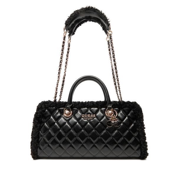 Torebka Guess. Czarne torebki klasyczne Guess, z aplikacjami, bez dodatków. Za 389.99 zł.