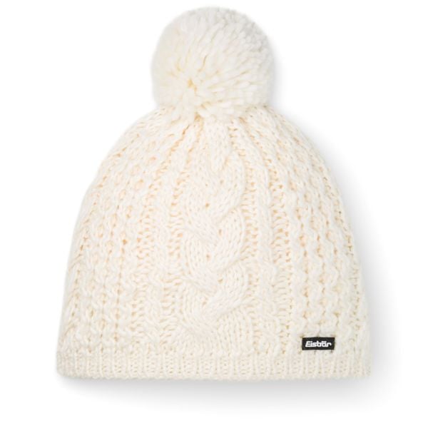 Czapka zimowa damska Eisbar Afra Pompon wełna merino. Białe czapki Eisbar, bez wzorów, z materiału. Za 179.90 zł.