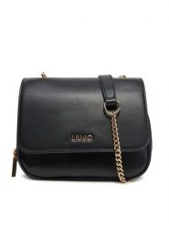 Liu Jo Torebka Ecs Xs Crossbody AA5220 E0015 Czarny. Czarne listonoszki Liu Jo, bez wzorów, ze skóry, bez dodatków. Za 329.99 zł.