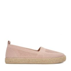 Espadryle JENNY. Czerwone espadryle Jenny, bez wzorów, bez obcasa, bez zapięcia. Za 69.99 zł.