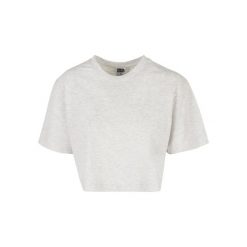 Damska koszulka z dzianiny Urban Classics. Szare bluzki Urban Classics, bez wzorów, z dzianiny, bez kołnierzyka, bez ramiączek. Za 90.00 zł.