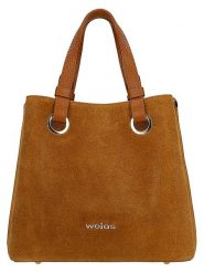 Wojas Skórzana torebka w kolorze jasnobrązowym - 23 x 25 x 12 cm rozmiar: onesize. Brązowe torby na ramię Wojas, bez wzorów, z materiału, przez ramię, bez dodatków. Za 329.95 zł.