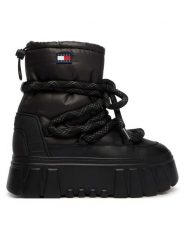Tommy Jeans Śniegowce Tjw Platform Nylon Snowboot Wl EN0EN03163 Czarny. Czarne trapery i śniegowce Tommy Jeans, z jeansu. Za 649.99 zł.
