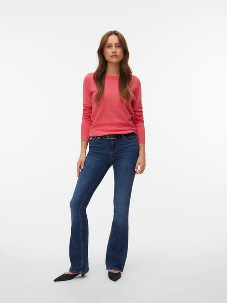 Vero Moda Sweter w kolorze różowym rozmiar: XL. Różowe swetry Vero Moda, xl, bez wzorów, z bawełny, bez ramiączek. Za 74.63 zł.
