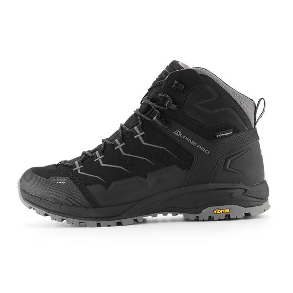 Buty wysokie trekkingowe unisex Alpine Pro Crede Vibram. Czarne trekkingi Alpine Pro, z gumy, przed kolano, trekkingowe. Za 539.00 zł.