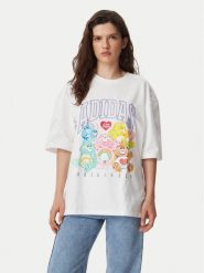 Adidas T-Shirt Care Bears KR1480 Biały Oversize. Białe t-shirty Adidas, xl, bez wzorów, z bawełny, bez kołnierzyka, bez ramiączek. Za 219.99 zł.