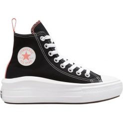 Buty sportowe Converse Chuck Taylor All Star Move. Czarne trekkingi Converse, z materiału, trekkingowe. Za 390.00 zł.