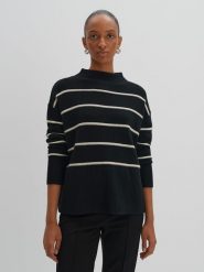 Someday Sweter w kolorze czarnym rozmiar: 40. Czarne swetry someday., bez wzorów, z wełny, bez ramiączek. Za 232.23 zł.