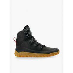 Buty turystyczne damskie Vivobarefoot Tracker Leather AT. Czarne trekkingi Vivobarefoot, trekkingowe. Za 996.99 zł.