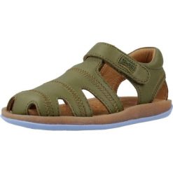 Sandały CAMPER SELLA JASPER/BICHO FW RY Zielony. Zielone sandały Camper, bez wzorów, ze skóry, bez obcasa, bez zapięcia. Za 277.01 zł.