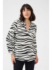 Kaffe Bluzka w kolorze białym rozmiar: 34. Białe bluzki Kaffe, s, bez wzorów, z wiskozy, klasyczne, bez kołnierzyka, bez ramiączek. Za 78.99 zł.