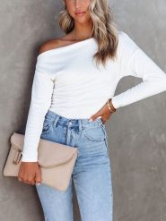 LA Angels Bluzka w kolorze białym rozmiar: L. Białe bluzki LA Angels, l, bez wzorów, bez kołnierzyka, bez ramiączek. Za 86.99 zł.